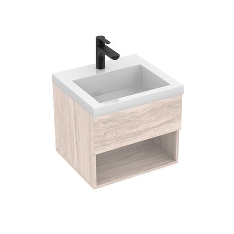 Mueble para Lavamanos Flotante Essential Soder 48x40cm con Lavamanos Oslo - MUEBLES PARA LAVAMANOS | Bylmo