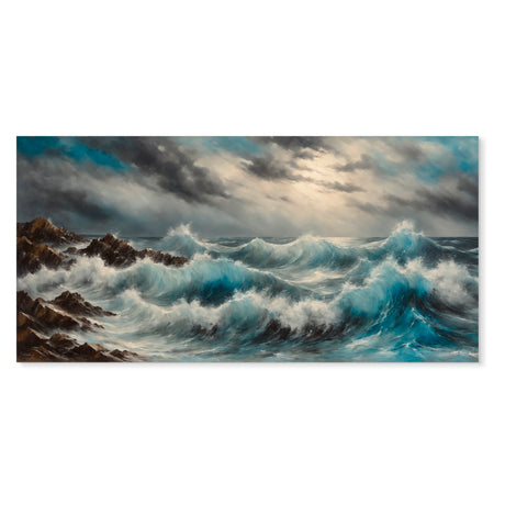 Cuadro decorativo Poder del Mar en Movimiento 118x55cm - CUADROS | Bylmo