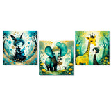 Set 3 Cuadros Decorativos Sueño Mágico 34x43cm - CUADROS | Bylmo