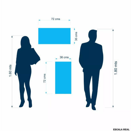 Cuadro decorativo Paisaje 72x36cm - CUADROS | Bylmo