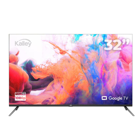 Combo Repisa para TV Glen Nogal y Televisor Smart 32" Full HD LED