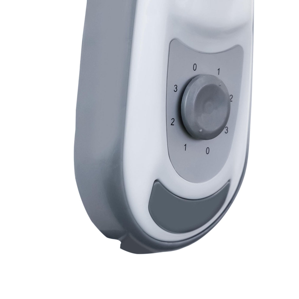 Ventilador de Pared MaxiFlow Elite Blanco y Gris 37x56cm de Tres Velocidades con Oscilación - VENTILADORES | Bylmo