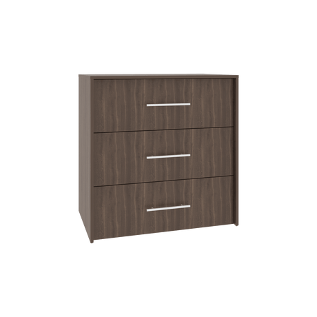 Cajonera Bigaf Milan y Wengue 80x82.1cm De Tres Hileras con Tres Cajones - CAJONERAS Y COMODAS | Bylmo