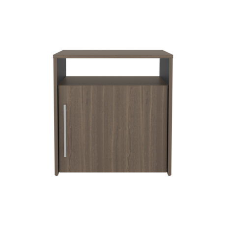 Mesa de Noche Bigaf Milan y Wengue 54.1x42.3cm con Dos Compartimientos - MESAS DE NOCHE | Bylmo