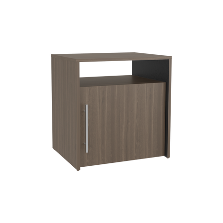 Mesa de Noche Bigaf Milan y Wengue 54.1x42.3cm con Dos Compartimientos - MESAS DE NOCHE | Bylmo