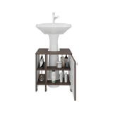 Mueble para Lavamanos Basic Milan y Blanco 47x50.5cm con Patas y Una Puerta - MUEBLES PARA LAVAMANOS | Bylmo