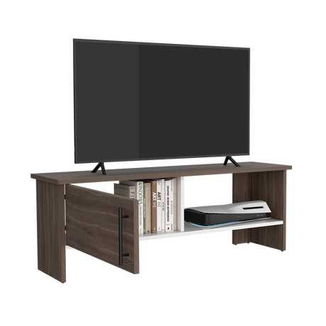Mesa para TV Navia Milan y Blanco 42.1x31.1cm Para TV Hasta 50 Pulgadas - MUEBLES DE TV | Bylmo
