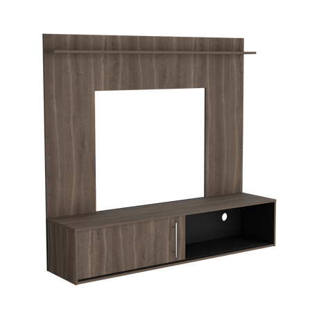 Panel de TV Bigaf Milan y Wengue 145.6x38cm Para TV Hasta 60 Pulgadas Flotante - MUEBLES DE TV | Bylmo