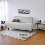 Sofá Manhattan Plata 140x74cm de Dos Puestos - SOFAS Y POLTRONAS | Bylmo