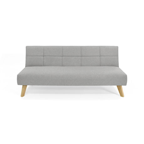 Sofá Cama Nebraska Plata 180x78cm de Tres Puestos Reclinable - SOFAS Y POLTRONAS | Bylmo