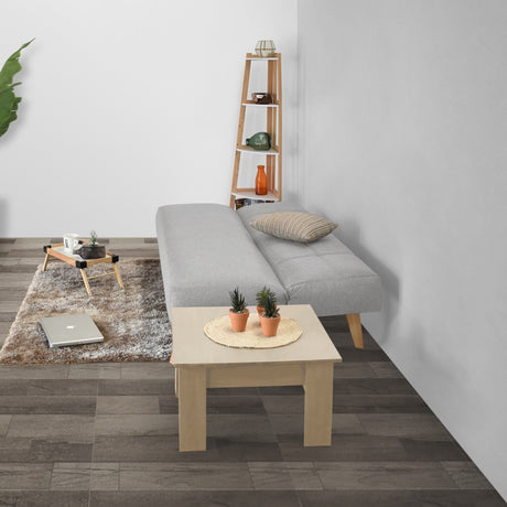 Sofá Cama Nebraska Plata 180x78cm de Tres Puestos Reclinable - SOFAS Y POLTRONAS | Bylmo