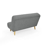 Sofá Baltimore Gris 122x81cm de Dos Puestos - SOFAS Y POLTRONAS | Bylmo
