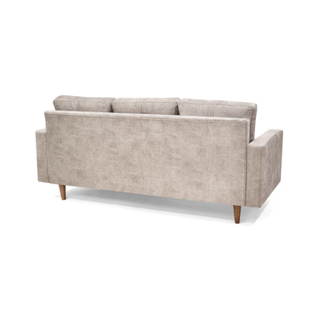 Sofá en L Beira Beige 190x85cm de Tres Puestos con Apoya Brazos - SOFAS Y POLTRONAS | Bylmo
