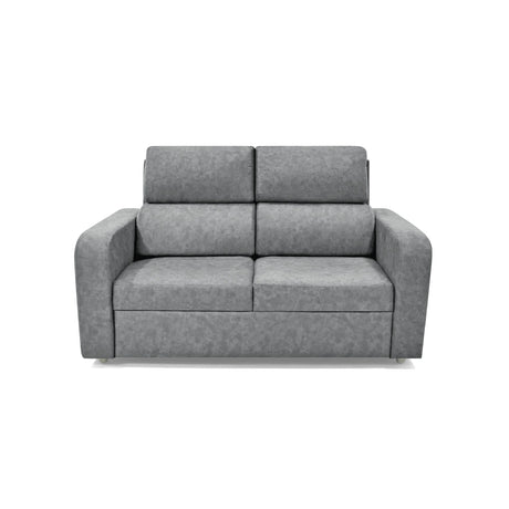 Sofá Bary Gris 148x95cm de Dos Puestos con Apoya Brazos - SOFAS Y POLTRONAS | Bylmo