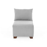 Poltrona Modular Alcala Plata 60x80cm de Un Puesto - SOFAS Y POLTRONAS | Bylmo