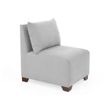 Poltrona Modular Alcala Plata 60x80cm de Un Puesto - SOFAS Y POLTRONAS | Bylmo