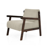 Poltrona Segovia Taupe 66x76cm de Un Puesto con Apoya Brazos - SOFAS Y POLTRONAS | Bylmo