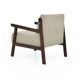 Poltrona Segovia Taupe 66x76cm de Un Puesto con Apoya Brazos - SOFAS Y POLTRONAS | Bylmo