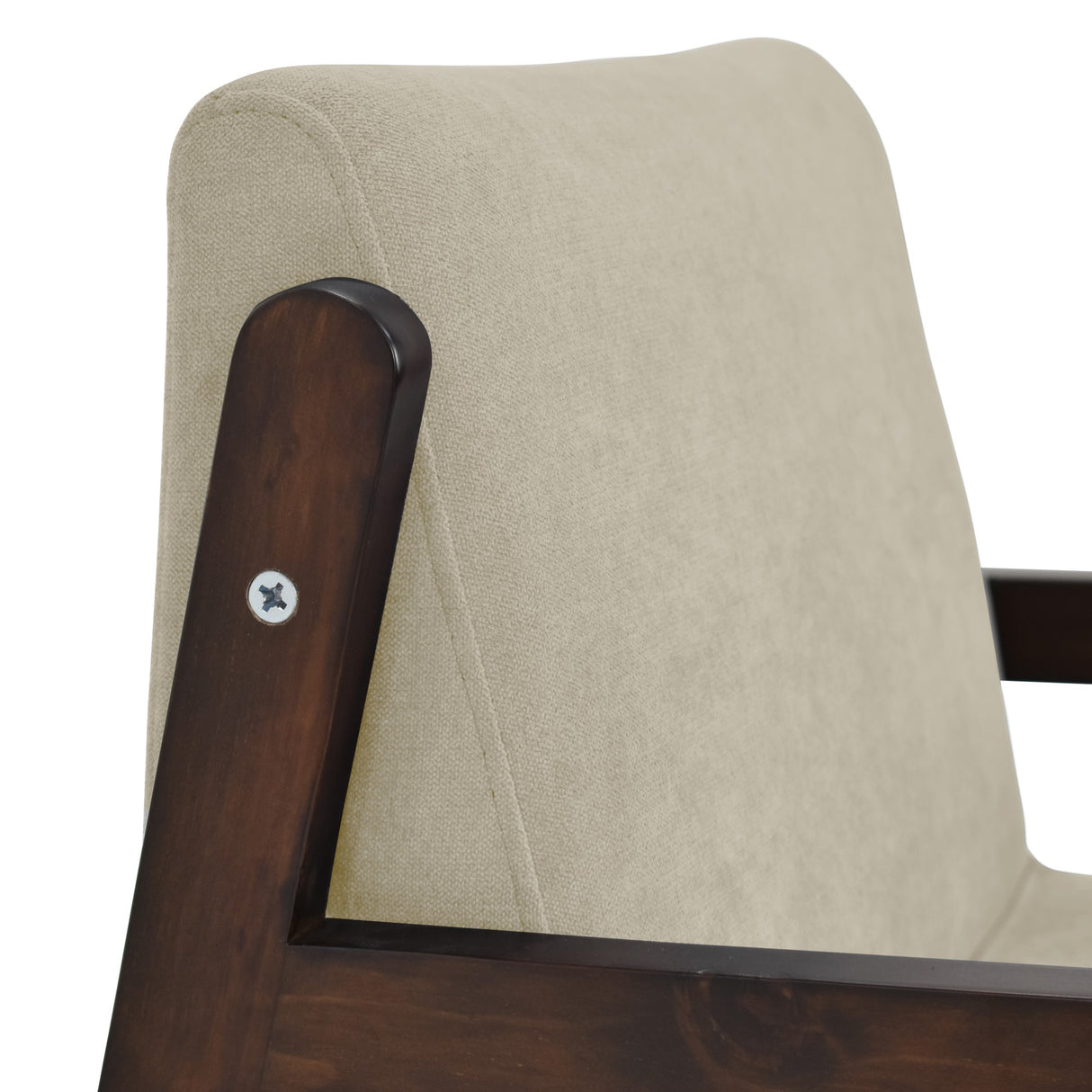 Poltrona Segovia Taupe 66x76cm de Un Puesto con Apoya Brazos - SOFAS Y POLTRONAS | Bylmo