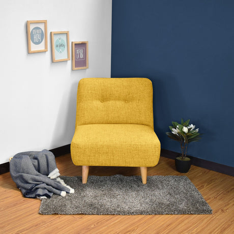 Poltrona Baltimore Mostaza 70x81cm de Un Puesto - SOFAS Y POLTRONAS | Bylmo