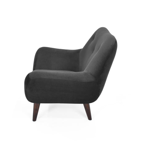 Poltrona Lincoln Gris 86x80cm de Un Puesto con Apoya Brazos Resistente a Rasguños - SOFAS Y POLTRONAS | Bylmo