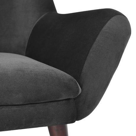 Poltrona Lincoln Gris 86x80cm de Un Puesto con Apoya Brazos Resistente a Rasguños - SOFAS Y POLTRONAS | Bylmo