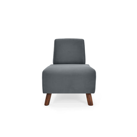 Poltrona Manhattan Gris 60x74cm de Un Puesto Resistente a Rasguños - SOFAS Y POLTRONAS | Bylmo