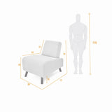 Poltrona Manhattan Plata 60x74cm de Un Puesto - SOFAS Y POLTRONAS | Bylmo