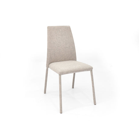 Silla de Comedor Vaduz Taupe 48x94cm con Espaldar y con Asiento Cuadrado - SILLAS Y BUTACOS | Bylmo