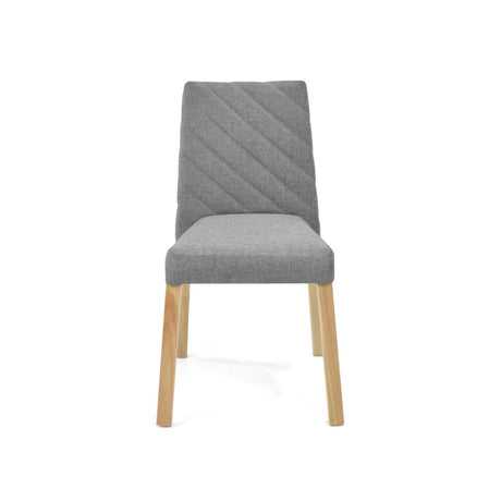 Silla de Comedor Cataluña Gris 48x87cm con Espaldar y con Asiento Cuadrado - SILLAS Y BUTACOS | Bylmo