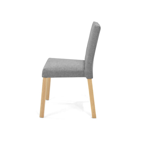 Silla de Comedor Cataluña Gris 48x87cm con Espaldar y con Asiento Cuadrado - SILLAS Y BUTACOS | Bylmo