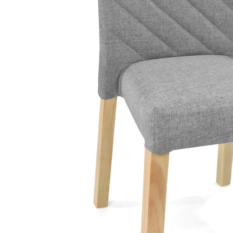 Silla de Comedor Cataluña Gris 48x87cm con Espaldar y con Asiento Cuadrado - SILLAS Y BUTACOS | Bylmo