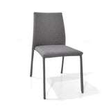 Silla de Comedor Yaren Gris 47x83cm con Espaldar y con Asiento Cuadradro - SILLAS Y BUTACOS | Bylmo