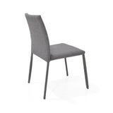 Silla de Comedor Yaren Gris 47x83cm con Espaldar y con Asiento Cuadradro - SILLAS Y BUTACOS | Bylmo