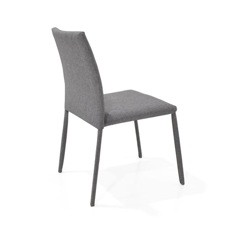 Silla de Comedor Yaren Gris 47x83cm con Espaldar y con Asiento Cuadradro - SILLAS Y BUTACOS | Bylmo