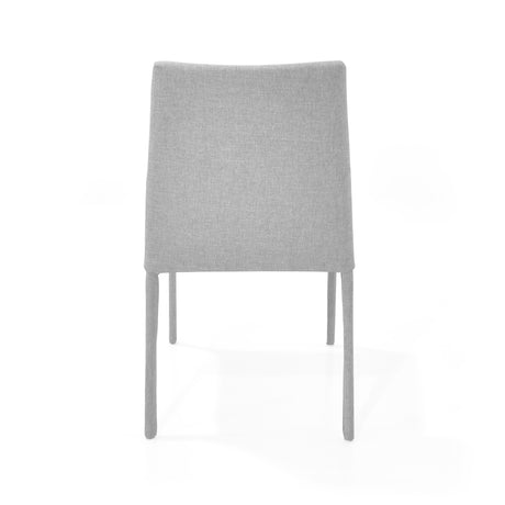 Silla de Comedor Yaren Plata 47x83cm con Espaldar y con Asiento Cuadradro - SILLAS Y BUTACOS | Bylmo