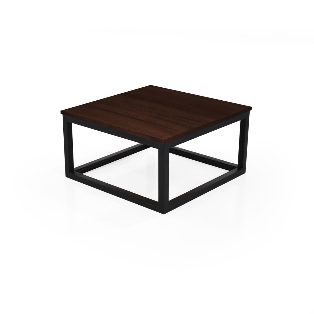 Mesa de Centro Kazan Wengue y Negro 61x32cm Cuadrado con Patas - MESAS DE CENTRO | Bylmo