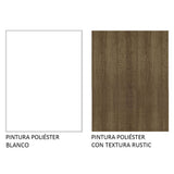 Cocina Integral Glamy Marron 180x225cm sin Mesón y sin Estufa - COCINAS | Bylmo