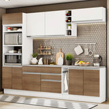 Cocina Integral Vicenza Blanco 290x225cm sin Mesón y sin Estufa - COCINAS | Bylmo