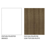 Cocina Integral Safira Marron 290x225cm con Mesón de Madera y sin Estufa - COCINAS | Bylmo