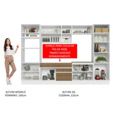 Cocina Integral Glamy Marron 330x225cm sin Mesón y sin Estufa - COCINAS | Bylmo