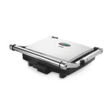 Asador Electrico Negro y Plateado de Acero Inoxidable 57x37.2cm Portable - ASADORES | Bylmo