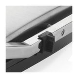 Asador Electrico Negro y Plateado de Acero Inoxidable 57x37.2cm Portable - ASADORES | Bylmo