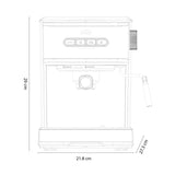 Cafetera Eléctrica Espresso Negro 19x15cm Para Diez Tazas - CAFETERAS ELECTRICAS | Bylmo