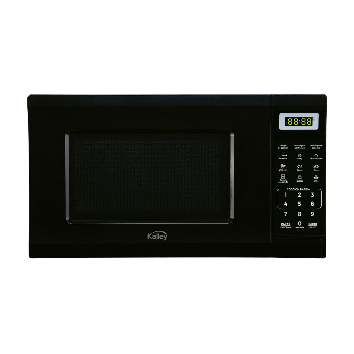 Horno Microondas Negro 43.5x25cm Para 20 Litros con Seis Funciones - HORNOS MICROONDAS | Bylmo