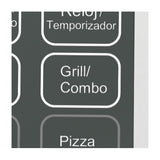 Horno Microondas Gris 48.5x29.3cm Para 25 Litros con Siete Funciones - HORNOS MICROONDAS | Bylmo