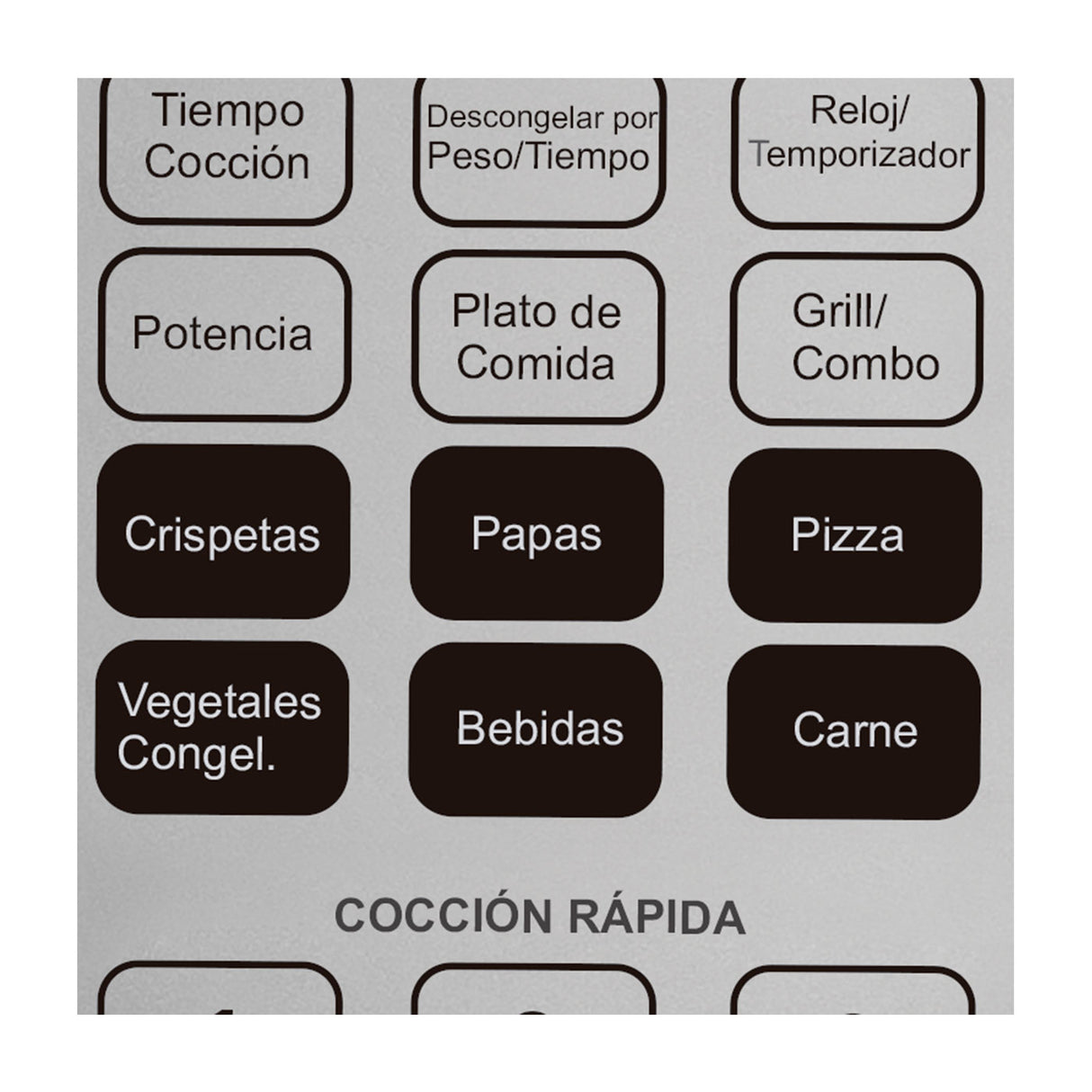 Horno Microondas Plateado 51.3x30.7cm Para 31 Litros con Siete Funciones - HORNOS MICROONDAS | Bylmo