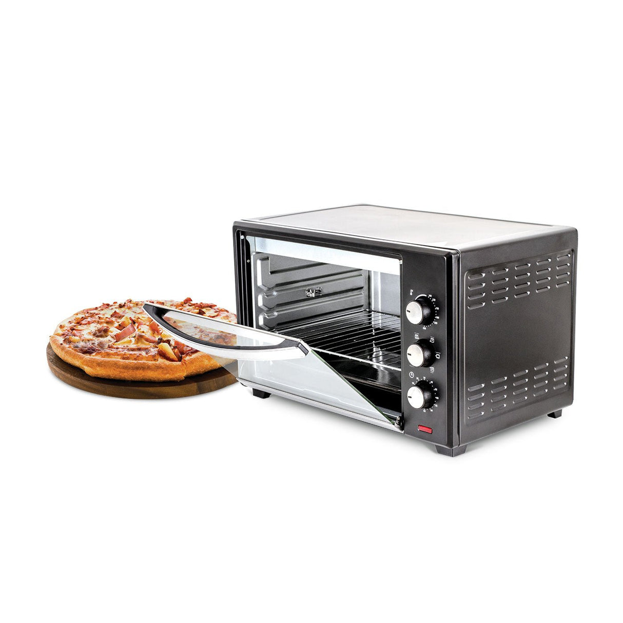 Horno Tostador Negro 56x35cm con Cinco Fuciones preconfiguradas - HORNOS TOSTADORES | Bylmo
