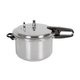 Olla de Presión Plateado De Aluminio 49.5x25.6cm de 11 Litros sin Revestimiento - OLLAS Y SARTENES | Bylmo
