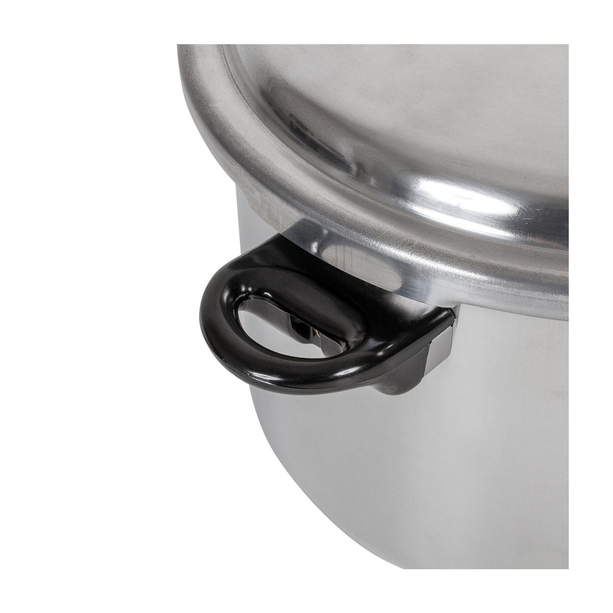 Olla de Presión Plateado De Aluminio 49.5x25.6cm de 11 Litros sin Revestimiento - OLLAS Y SARTENES | Bylmo